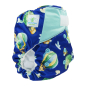 Preview: Blümchen All-in-One Bamboo diaper (3,5-15kg) Hook and loop watercolor collection