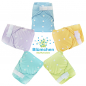 Preview: Blümchen slimfit diaper cover OneSize (3,5-16kg) Pastels