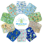 Preview: Blümchen Bamboo nappy Multipack 15+4+1
