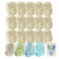 Preview: Blümchen Bamboo nappy Completepack 20+6+1