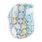 Preview: Blümchen Pocket diaper Velcro geometric Designs (3-16kg)