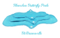 Preview: Blümchen wasserdichte Slipeinlage Butterfly Pads BioBaumwolle Gr. S  3 Stück (irregulär)