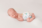 Preview: Blümchen complete maxi package Organic Cotton Birdseye diapers (2-10kg)