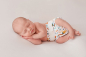 Preview: Blümchen daypack Organic Cotton Kuschel Size XS/S (2-7kg) diaper