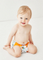 Preview: Blümchen salespack 5 pcs. All-in-One Bamboo diaper (3,5-15kg)