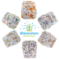 Preview: Blümchen Komplettpaket Prefolds Bambusfrottee