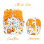 Preview: Blümchen NEWBORN All-in-Pocketdiaper Bamboo multipack (2-4kg) Snap