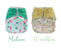 Preview: Blümchen salespack 5 pcs. All-in-One Bamboo diaper (3,5-15kg)