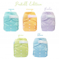 Preview: Blümchen Bamboo nappy Salespack 15+4+1