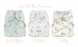 Preview: Blümchen 2in1 shell OneSize Snap Cozy Designs (3-16kg) Made in Turkey