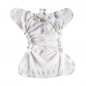 Preview: 2nd quality Blümchen Kuschel diaper Organic Cotton OneSize (3-16kg)