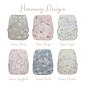 Preview: Blümchen diaper cover OneSize (3,5-16kg) Snap Harmony - recycled PES