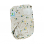 Preview: Blümchen diaper cover Newborn (3-6kg) - recycled Polyester