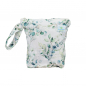 Preview: Blümchen Volumen Windelsack/ Wetbag FLORAL weiss - recycled Polyester