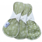 Preview: Blümchen waterproof butterfly pads/ Panty liners HEMP bamboo 3pcs.