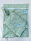 Preview: Blümchen Windelsack/ Wetbag PUL mit Zip FLORAL green (Made in Turkey)