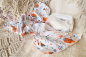 Preview: Blümchen 2in1 XL Shell Überhose Druckknopf (8-25kg) - Made in Turkey