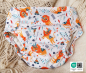 Preview: Blümchen 2in1 XL Shell Überhose Druckknopf (8-25kg) - Made in Turkey