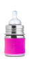 Preview: Purakiki Babyflasche 125 ml mit Sauger plastikfrei!