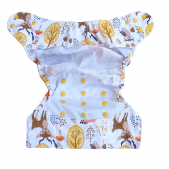Blümchen diaper cover OneSize (3,5-16kg) Hook and Loop watercolor collection