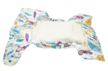Blümchen diaper cover OneSize (3,5-16kg) Snap watercolor collection