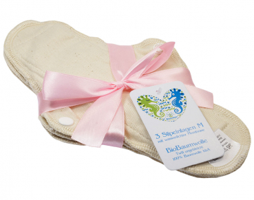 Blümchen waterproof menstrual pads complete pack Organic Cotton