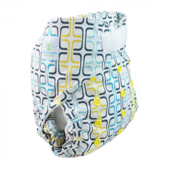 Blümchen diaper cover OneSize (3,5-16kg) Hook and Loop geometric Designs