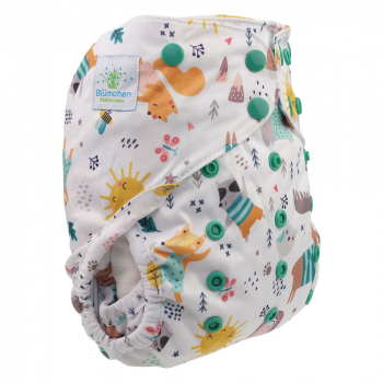 Blümchen diaper cover Snap OneSize (3,5-16kg) Fantasy 2