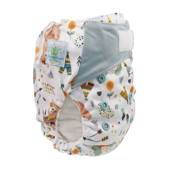 Blümchen All-in-One Bambus Windel Kletter Fanatsy 2 (3,5-15kg)