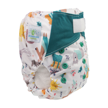 Blümchen All-in-One Bambus Windel Kletter Fanatsy 2 (3,5-15kg)