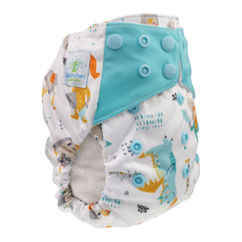 Blümchen All-in-One Bambus Windel Drucki (3,5-15kg) Fantasy 2