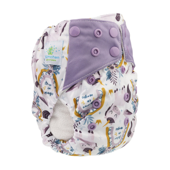 Blümchen All-in-One Bambus Windel Drucki (3,5-15kg) Fantasy 2