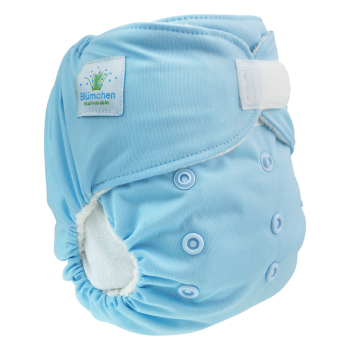 Blümchen PREMIUM All-in-One Bamboo diaper velcro (3,5-15kg) pastels