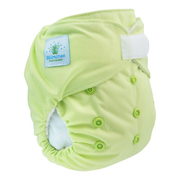 Blümchen PREMIUM All-in-One Bamboo diaper velcro (3,5-15kg) pastels