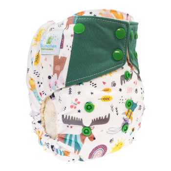 Blümchen multipack ORGANIC All-in-One diaper (3,5-15kg)