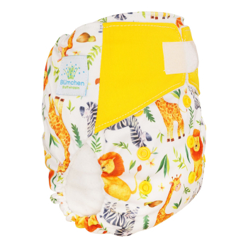 Blümchen All-in-One Bambus Windel Kletter Wildlife Edition (3,5-15kg)