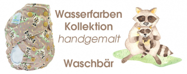 Blümchen Aktionspack Taschenwindel WASCHBÄR (ÖKOTEX 100 Klasse 1)