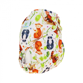 Warehousedeal: Blümchen 2in1 OneSize ECO Shell (3-16kg) Wildlife vorgewaschen