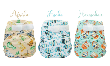 Blümchen diaper cover Newborn (3-6kg) Designs