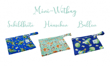 Blümchen pantyliner nursing pad wetbag PUL XS watercolor edition