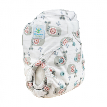 Blümchen diaper cover OneSize (3,5-16kg) Hook and Loop COZY Designs