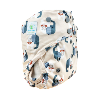 Blümchen 2in1 OneSize ECO Shell Druckknopf Cozy Designs (3-16kg) - recycled Polyester