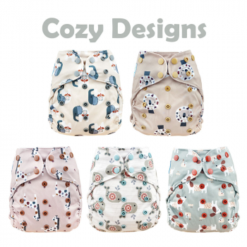 Blümchen Bamboo nappy Completepack 20+6+1