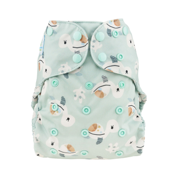 Blümchen 2in1 OneSize ECO Shell Druckknopf Cozy Designs (3-16kg) - recycled Polyester