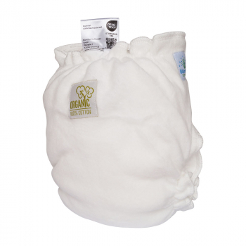 2nd quality Blümchen Kuschel diaper Organic Cotton OneSize (3-16kg)