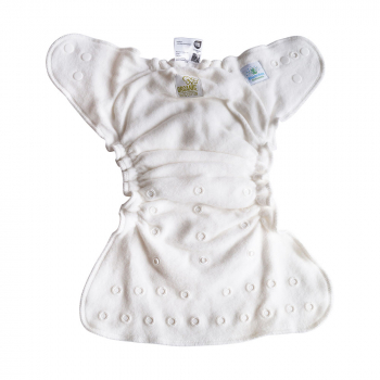 2nd quality Blümchen Kuschel diaper Organic Cotton OneSize (3-16kg)