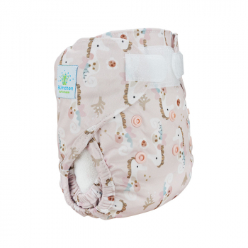 Blümchen diaper cover Newborn (3-6kg) - recycled Polyester