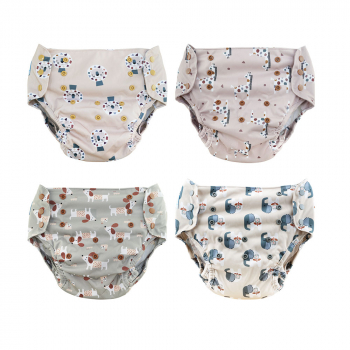 Blümchen night pack clothdiaper OneSize (3,5-15kg)