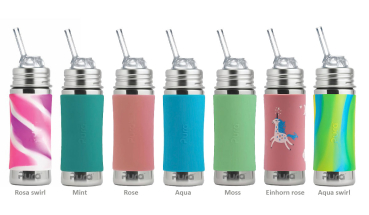 Pura Stainless steel KIDDO Straw bottle 325ml