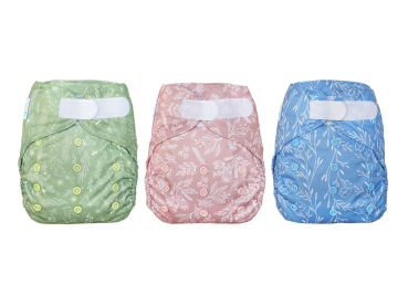 Blümchen OneSize Kletter Überhose (3,5-16kg) FLORAL - recycled Polyester